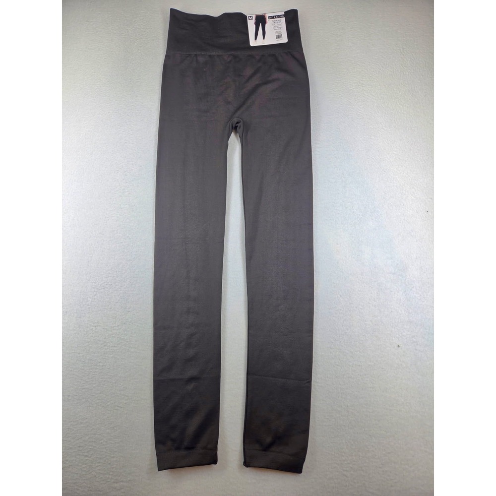 Zac & Rachel Fleece Lined Leggings Chocolate Brown High Waist ZP81LUZA6 Womens M